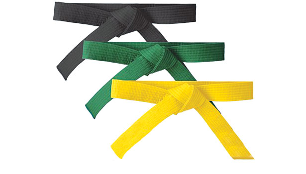 Yellow, green and black belts: what do they mean and what's the point